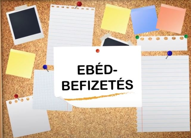 Ebéd befizetés